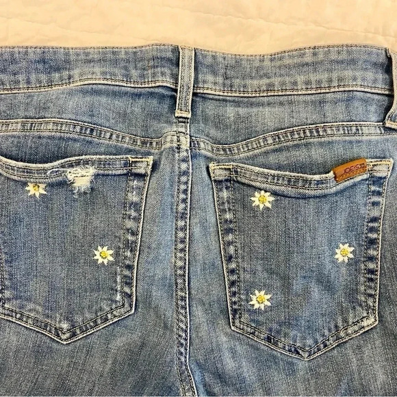 Joe's Icon Ankle Skinny Daisy Embroidered Jeans Women’s Size 28 - Picture 7 of 10